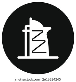Editable skyscraper, tower, business vector icon. Landmark, monument, building, architecture. Part of a big icon set family. Perfect for web and app interfaces, presentations, infographics, etc