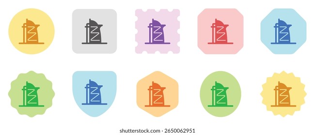 Editable skyscraper, tower, business vector icon. Landmark, monument, building, architecture. Part of a big icon set family. Perfect for web and app interfaces, presentations, infographics, etc