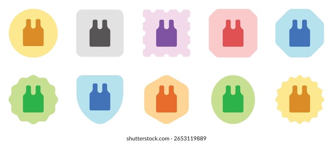 Editable sleeveless shirt vector icon. Clothing, fashion, apparel. Part of a big icon set family. Perfect for web and app interfaces, presentations, infographics, etc