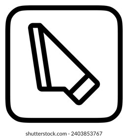 Editable slice tool vector icon. Part of a big icon set family. Perfect for web and app interfaces, presentations, infographics, etc