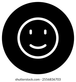 Editable slight smile expression emoticon vector icon. Part of a big icon set family. Part of a big icon set family. Perfect for web and app interfaces, presentations, infographics, etc