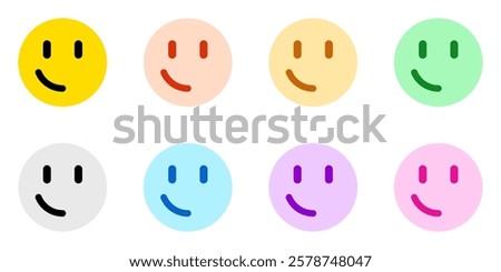 Editable slight smile face vector icon. Part of a big icon set family. Perfect for web and app interfaces, presentations, infographics, etc