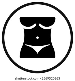 Editable slim body vector icon. Part of a big icon set family. Perfect for web and app interfaces, presentations, infographics, etc