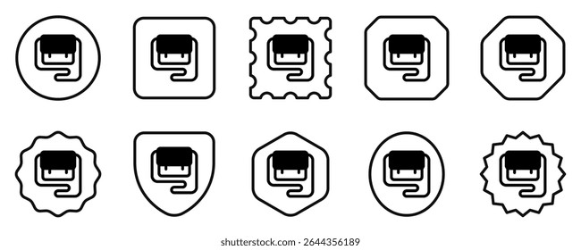 Editable sling bag vector icon. Clothing, fashion, apparel. Part of a big icon set family. Perfect for web and app interfaces, presentations, infographics, etc