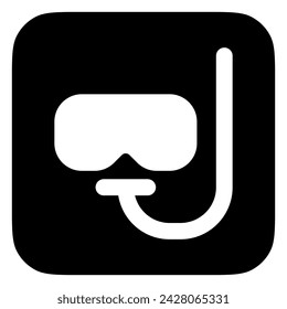 Editable snorkel vector icon. Part of a big icon set family. Perfect for web and app interfaces, presentations, infographics, etc