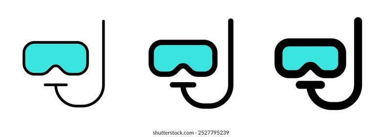 Editable snorkel vector icon. Part of a big icon set family. Perfect for web and app interfaces, presentations, infographics, etc