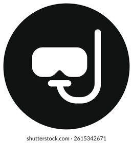 Editable snorkel vector icon. Part of a big icon set family. Perfect for web and app interfaces, presentations, infographics, etc