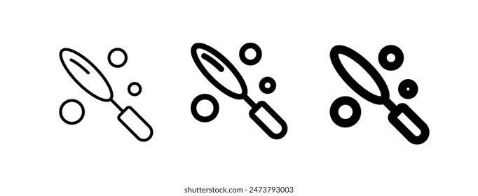 Editable soap bubble vector icon. Part of a big icon set family. Perfect for web and app interfaces, presentations, infographics, etc