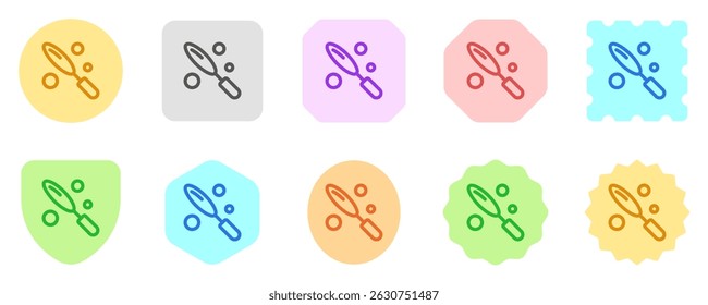 Editable soap bubble vector icon. Part of a big icon set family. Perfect for web and app interfaces, presentations, infographics, etc