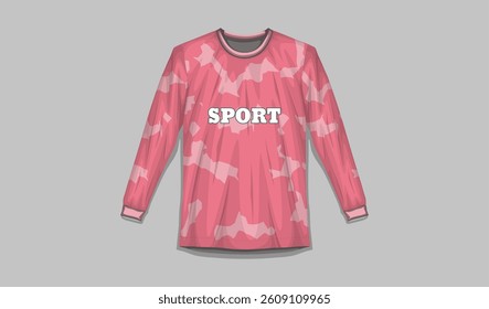Editable Soccer Jersey Design Template for Sublimation