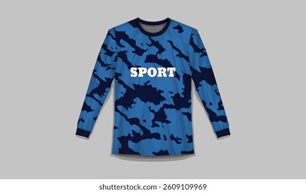 Editable Soccer Jersey Design Template for Sublimation