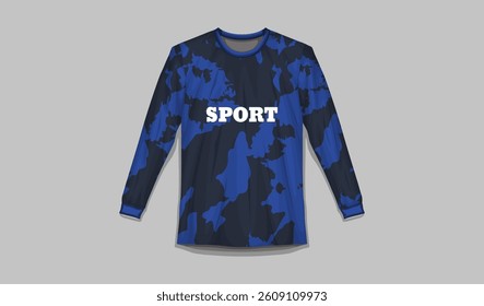 Editable Soccer Jersey Design Template for Sublimation