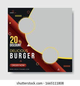 Editable social media banner design