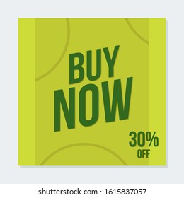 Editable Social media banner. Social media post with teal or green color concept. Suitable for product promotion. Sale banner template illustration