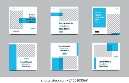 Editable social media banner template. Modern promotion social media square and web banner template design. vector illustration..eps
