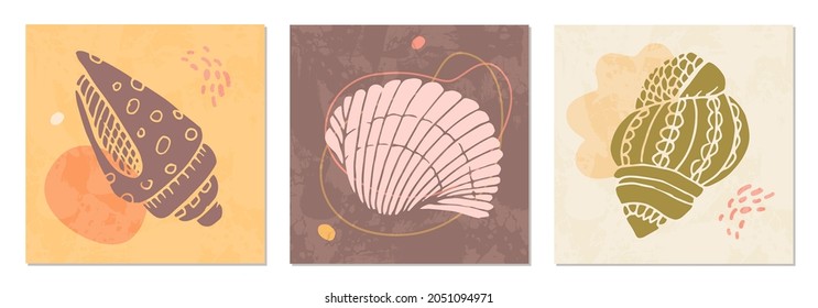 Editable social media frames, post templates. Beige, pastel, brown colors. Boho elegant background. Layout for business : sale, shop now. For fashion shops, brand. Set of Square backgrounds. Bohemian