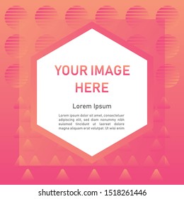 editable social media post, promotion template. modern bright gradient style. design template