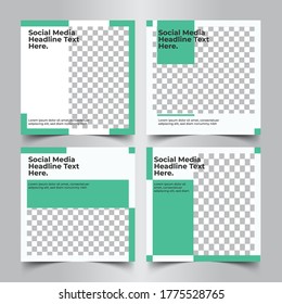 Editable Social Media Post Template For Any Marketing. Full New Vector Design .