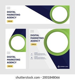 Editable social media post template modern background. Promotional web banner for company business. professional business social media story. webinar banner sale ads and discount promo