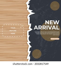 editable social media post template for promotion