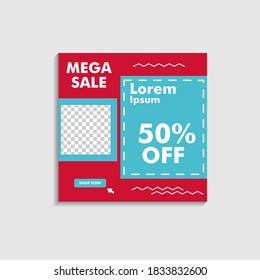 Editable social media post templates, story collections and post frame, layout designs, Mockup for marketing promotions, covers, banner, backgrounds, eps.10