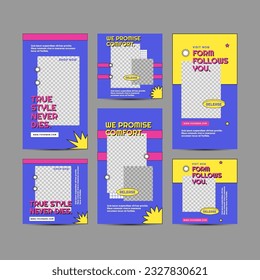 Editable Social Media Posts and Stories Digital Banner Flyer Templates Bundle Design