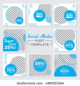 Editable Social Media Promotion Post template Bundle .