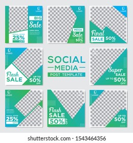 Editable Social Media Promotion Post template Bundle 