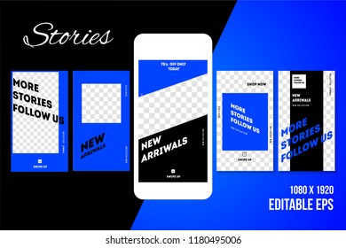 Editable Social media Stories for Phone 