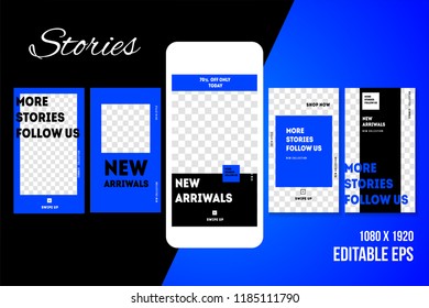 Editable Social media Stories for Phone 