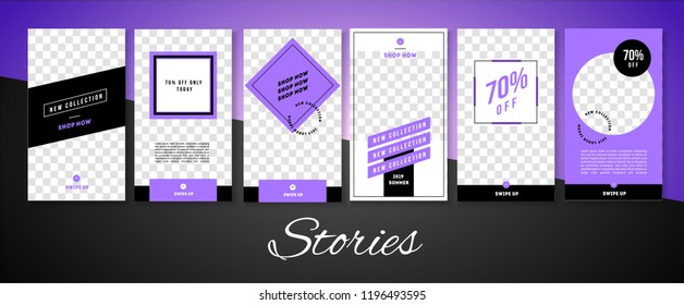 Editable Social media Stories for Phone 