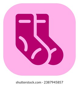 Editable socks vector icon. Clothing, fashion, apparel. Part of a big icon set family. Perfect for web and app interfaces, presentations, infographics, etc