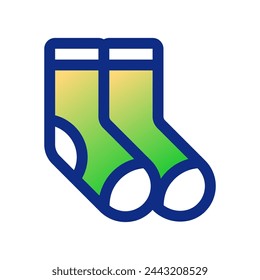 Editable socks vector icon. Clothing, fashion, apparel. Part of a big icon set family. Perfect for web and app interfaces, presentations, infographics, etc