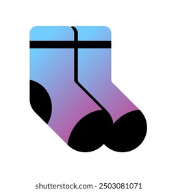 Editable socks vector icon. Clothing, fashion, apparel. Part of a big icon set family. Perfect for web and app interfaces, presentations, infographics, etc