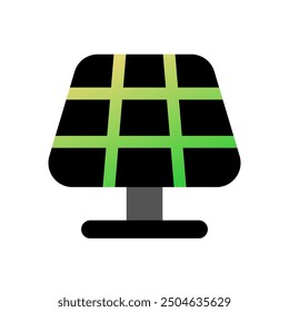 Editable solar energy, solar panel vector icon. Environment, ecology, eco-friendly. Part of a big icon set family. Perfect for web and app interfaces, presentations, infographics, etc
