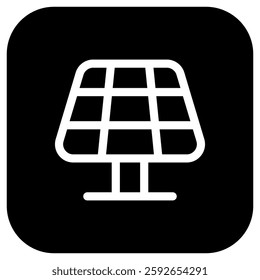Editable solar energy, solar panel vector icon. Environment, ecology, eco-friendly. Part of a big icon set family. Perfect for web and app interfaces, presentations, infographics, etc