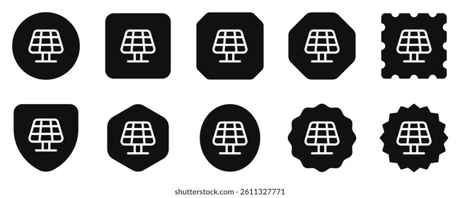 Editable solar energy, solar panel vector icon. Environment, ecology, eco-friendly. Part of a big icon set family. Perfect for web and app interfaces, presentations, infographics, etc