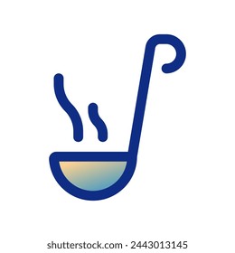 Editable soup laddle vector icon. Food, restaurant. Part of a big icon set family. Perfect for web and app interfaces, presentations, infographics, etc