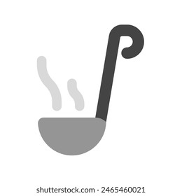 Editable soup laddle vector icon. Food, restaurant. Part of a big icon set family. Perfect for web and app interfaces, presentations, infographics, etc