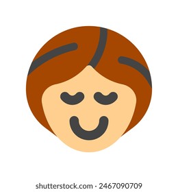 Editable spa lady vector icon. Wellness, spa, relaxation. Part of a big icon set family. Perfect for web and app interfaces, presentations, infographics, etc