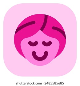 Editable spa lady vector icon. Wellness, spa, relaxation. Part of a big icon set family. Perfect for web and app interfaces, presentations, infographics, etc