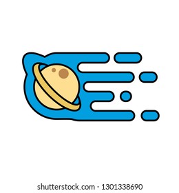 editable space icon vector, modern concept, cute style