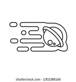 editable space icon vector, modern concept, cute style