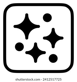 Editable sparkle and bubble vector icon. Part of a big icon set family. Perfect for web and app interfaces, presentations, infographics, etc