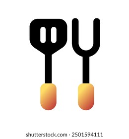 Editable spatula, bbq fork vector icon. Part of a big icon set family. Perfect for web and app interfaces, presentations, infographics, etc