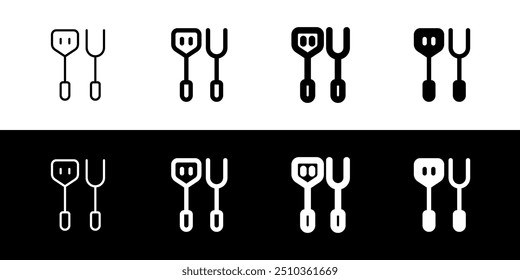 Editable spatula, bbq fork vector icon. Part of a big icon set family. Perfect for web and app interfaces, presentations, infographics, etc