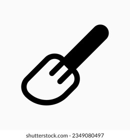 Editable spatula, turner, spreader vector icon. Bakery, cooking, appliances, kitchenware, food. Part of a big icon set family. Perfect for web and app interfaces, presentations, infographics, etc