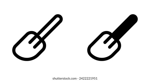 Editable spatula, turner, spreader vector icon. Bakery, cooking, appliances, kitchenware, food. Part of a big icon set family. Perfect for web and app interfaces, presentations, infographics, etc