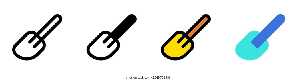 Editable spatula, turner, spreader vector icon. Bakery, cooking, appliances, kitchenware, food. Part of a big icon set family. Perfect for web and app interfaces, presentations, infographics, etc