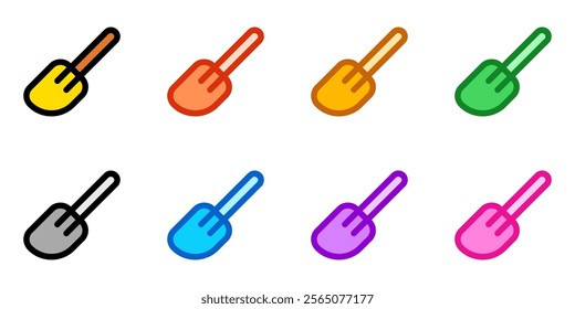 Editable spatula, turner, spreader vector icon. Bakery, cooking, appliances, kitchenware, food. Part of a big icon set family. Perfect for web and app interfaces, presentations, infographics, etc